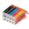 Compatible Premium Ink Cartridges PGI650XL + CLI651XL  Bundle - 5 Cartridges - for use in Canon Printers