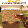 4 Port Chicken Feeder Poultry Feeder DIY Port PVC Gravity Fed Chicken Feeder