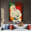 Wall Art 50cmx70cm The dream by Pablo Picasso Gold Frame Canvas