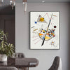 Wall Art 60cmx90cm Delicate Tension By Wassily Kandinsky Black Frame Canvas