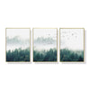 50cmx70cm Mystical Forest  3 Sets Gold Frame Canvas Wall Art