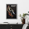 60cmx90cm Bally Man & Woman 2 Sets Black Frame Canvas Wall Art