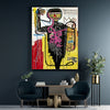 70cmx100cm Versus Medici Black Frame Canvas Wall Art