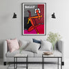 Wall Art 70cmx100cm Fashion Woman Black Frame Canvas