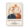 Wall Art 50cmx70cm Dancing by Henri Matisse Wood Frame Canvas