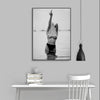 Wall Art 60cmx90cm Feminist Print Black Frame Canvas