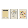 Wall Art 50cmx70cm Matisse, Keith Haring, Yayoi Kusama 3 Sets Black Frame Canvas