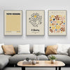 Wall Art 50cmx70cm Matisse, Keith Haring, Yayoi Kusama 3 Sets Black Frame Canvas