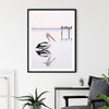 Wall Art 60cmx90cm Pelican Black Frame Canvas