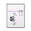 Wall Art 70cmx100cm Pelican Black Frame Canvas