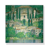 Wall Art 40cmx40cm Kirche In Cassone by Gustav Klimt White Frame Canvas