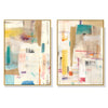 Wall Art 60cmx90cm Sonder By Jean Kenna 2 Sets Gold Frame Canvas