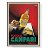 Wall Art 80cmx120cm Cordial Campari Liquor Black Frame Canvas