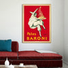 Wall Art 70cmx100cm Pates Baroni Pasta Gold Frame Canvas