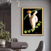 Wall Art 50cmx70cm Buitoni Black Frame Canvas