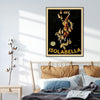 Wall Art 100cmx150cm Isolabella Black Frame Canvas