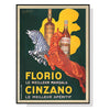 Wall Art 80cmx120cm Florio Cinzano Black Frame Canvas