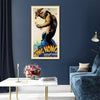 Wall Art 40cmx80cm King Kong 1933 Gold Frame Canvas