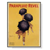 Wall Art 70cmx100cm Parapluie Revel Black Frame Canvas