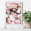 Wall Art 40cmx60cm Peony White Frame Canvas