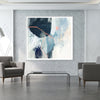 Wall Art 80cmx80cm Luz II White Frame Canvas