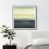 Wall Art 50cmx50cm Land of Serenity Black Frame Canvas