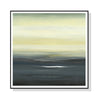 Wall Art 90cmx90cm Land of Serenity Black Frame Canvas