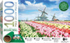 Dutch Windmills - 1000 Piece Puzzle  (Includes Roll-Up Mat)