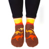 Kangaroo Feet Speak Socks