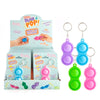 Double Push And Pop Keychain (Random Colour)