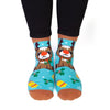 Christmas Reindeer Feet Speak Socks