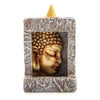 Stone Frame Buddha Backflow Incense Burner