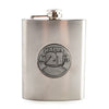 21st Engravable Metal Flask