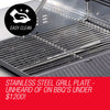 EuroGrille 5 Burner Outdoor BBQ Grill Barbeque Gas Stainless Steel Kitchen Commercial