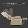 FORTIA Electric Recliner Lift Heat Chair for Elderly, Massage, Heat Therapy, Aged Care, Beige