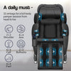 FORTIA Electric Massage Chair Full Body Reclining Zero Gravity Recliner Back Kneading Massager