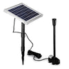 Protege 20W Solar Fountain Submersible Water Pump Power Panel Kit Garden Pond