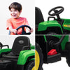 ROVO KIDS Electric Battery Operated Ride On Tractor Toy, Remote Control, Green and Yellow