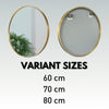 EKKIO Round Mirror No LED (60cm) EK-MR-100-JT (Old RM-100)