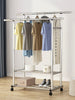 Ekkio Clothes Rack Stainless Steel Two Rail