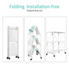 EKKIO Foldable Storage Shelf 3 Tier (White)