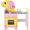 EKKIO Wooden Kitchen Playset for Kids (Puppy Shape Kitchen Set) EK-KP-108-MS