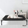 Floofi Elevated Pet Bed (M Black) FI-PB-264-QQQ