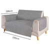 FLOOFI Pet Sofa Cover 2 Seat (Grey) FI-PSC-106-SMT