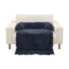 Floofi Pet Sofa Cover Soft with Bolster XL Size (Dark Blue) FI-PSC-123-SMT