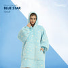 GOMINIMO Hoodie Blanket Glow In Dark Star Blue HM-HB-109-AYS