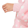 GOMINIMO Hoodie Blanket (Kids Light Pink Polka Dot) GO-HB-144-AYS