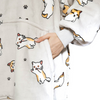 GOMINIMO Hoodie Blanket (Kids Cat Grey) GO-HB-145-AYS