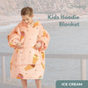 GOMINIMO Hoodie Blanket Kids Ice Cream GO-HB-120-AYS