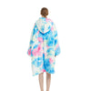 GOMINIMO Hoodie Blanket Adult Tie-Dyed Cyan GO-HB-126-AYS